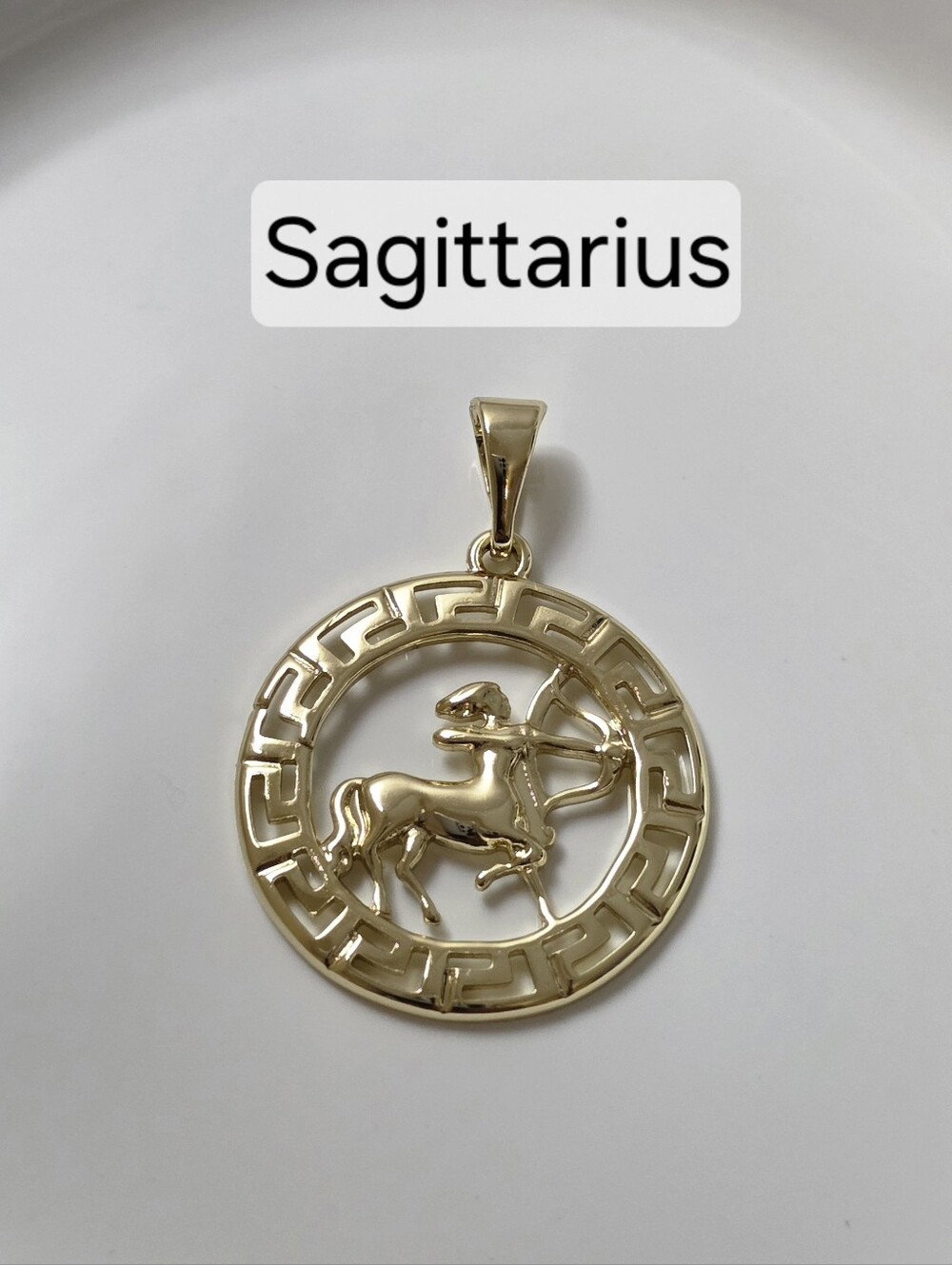 Zodiac Sagittarius Design Sign Pendant